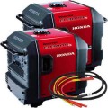 Honda EU3000 Inverter Generators (2) and Parallel Cable Kit